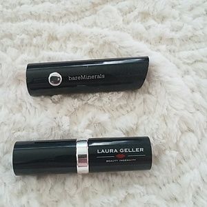 Bare Minerals in Laura Geller lipstick